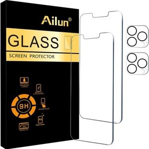 NWT Ailun Glass Screen Protector (front & camera) iPhone 13 Pro (2 pack)